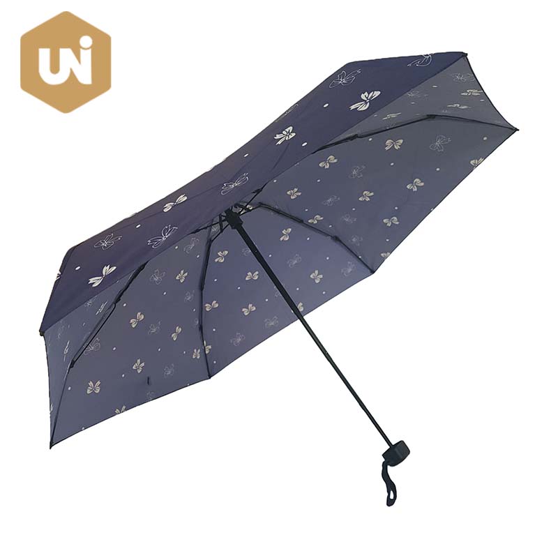 5 Folding Manual Open Compact Umbrella