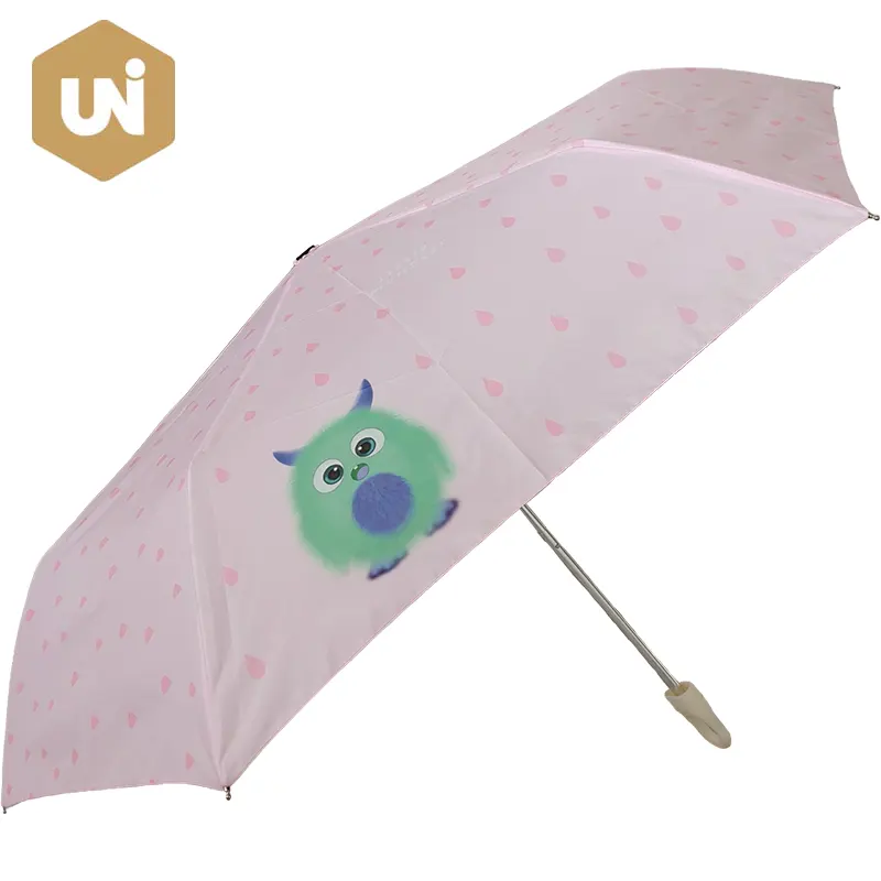 Lightweight and Adorable Animal Folding Manual Open Umbrella